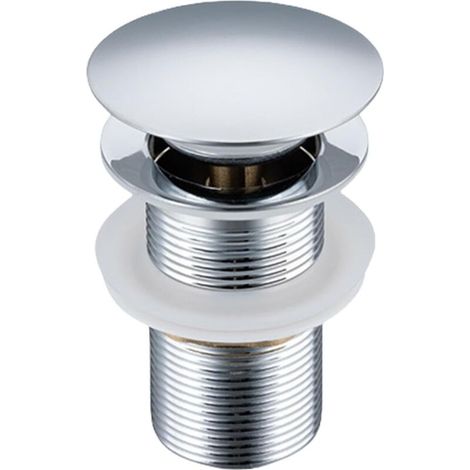 Ablaufgarnitur mit herausnehmbarem Stöpsel und Haarfilter – Edelstahl 304, Durchmesser 32 mm (1/4)