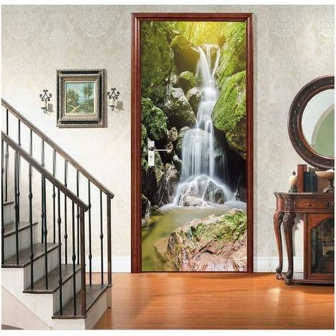 2 pièces Autocollant 3D Étoile de mer, 38,5 x 200 cm, Décoration murale amovible, Thème océan plage, Intérieur cuisine chambre salle de bain