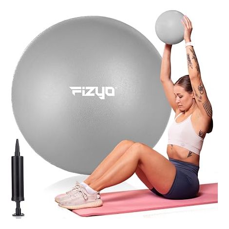 Mini Pilates Ball 22cm - Soft Exercise Ball with Pump for Yoga, Gymnastics, Rehabilitation, Fitness and Balance Training at Home and for Seniors (1/5)