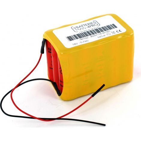 15VREAAL700 di NiCd 700mAh batteria 18V per BESAM 738610
