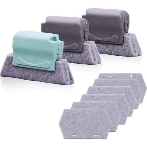 3 brosses de nettoyage à fentes et 6 tampons de rechange pour nettoyer tous les épis de maïs. (1/5)