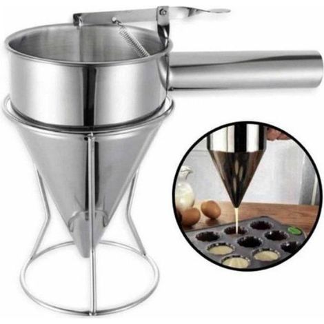 Distributeur à pâte à sucre - Support en acier inoxydable - Bec Réglable - Pour Décoration Pâtisserie - 1 Pièce (1/5)