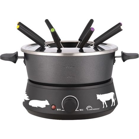 SERVICE FONDUE BLACK 8 MEUUUH LITTLE BALANCE - 8690 (1/2)