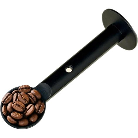 Kit de préparation pour espresso doseur poudre , cuillère à café intégrée en inox , boisson , manche (1/5)