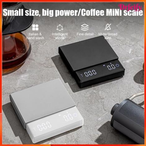 Mini balance à café - - Mini - 2 kg - 0,1 g - Minuterie & 3 modes (1/5)