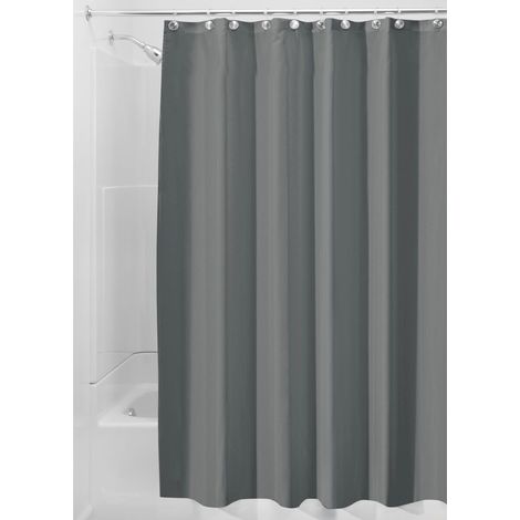 Tenda da doccia grigia in poliestere - 180 x 200 cm