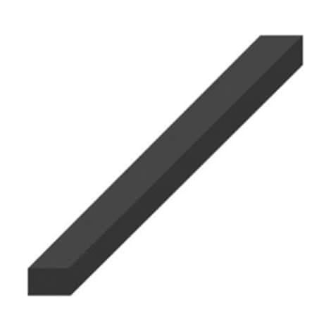 banda de caucho EPDM esponjosa crujiente negro 4 lados de longitud 25x15mm 1m