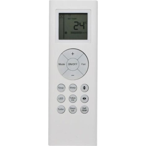 Applicable à la télécommande du climatiseur RG66 67BGEF, la fonction est la même que la télécommande d'origine (1/4)