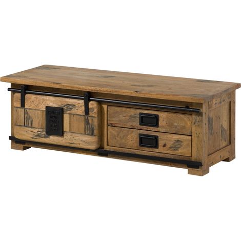 Garderobenbank Mango 120x45x40 natur lackiert RAILWAY 1011