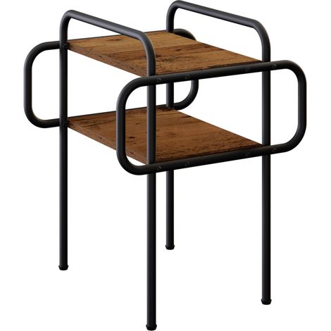 Couchtisch Altholz 40 x 40 x 51 cm Holzwerkstoff vidaXL (1/5)