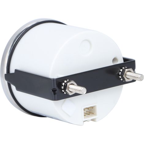 Universeller 52-mm-Schiffswinkelanzeiger mit 0–190-Ohm-Rudersignal, zeigt Schiffskurs und Ruderwinkel an, inklusive 9–32-V-Rudersensor, hintergrundbeleuchtet, schwarzes Zifferblatt und silberner Rahme (1/5)