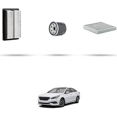 Kit tagliando 3 filtri compatibile con Hyundai Sonata VII 2.0 124kw dal 2017 (1/5)