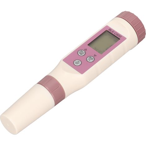 Ce testeur de qualité d'eau 7 en 1 est doté d'une connectivité Bluetooth et peut mesurer avec précision le pH, le TDS, la température et la salinité. (1/5)