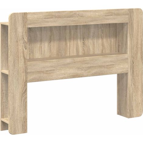 Cabecero con armario Roble Sonoma Madera de ingeniería vidaXL