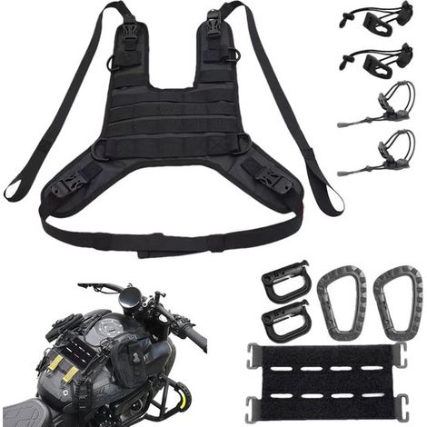 Bolsa para depósito de motocicleta,bolsa de almacenamiento para el asiento,estuche de viaje de cuero PU,soporte para conductor (1) (1/4)