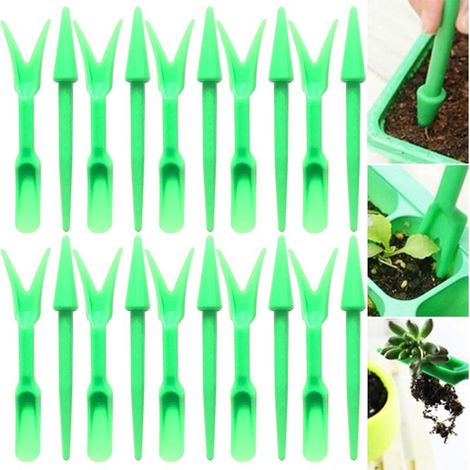 Ensemble de 20 outils de transplantation de semis, outils de plantation, outils de semis pour la plantation de graines de jardin en extérieur (1/4)