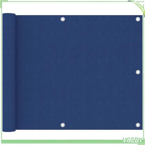 Écran de balcon - 135009 - Bleu 75 x 400 cm - Tissu Oxford enduit PU - Imperméable (1/5)