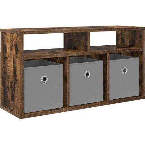 Maison Exclusive - Lowboard mit Schubladen Geräucherte Eiche 72 x
