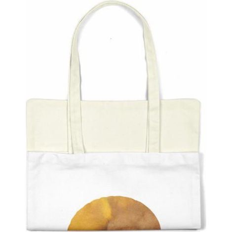 Sac Shopping - Coton - Blanc - Anses Longues Épaule - 34 x 40 cm - 100 g (1/4)