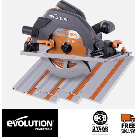 Evolution Power Tools R185CCSX Circular Track Saw Kit 185mm 1600W 240V EVL185CCS