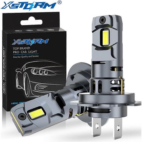 Ampoule LED H7 Mini sans fil 60W 20000LM 6500K CSP pour phare de voiture, diode H7 Turbo LED 12V (1/5)