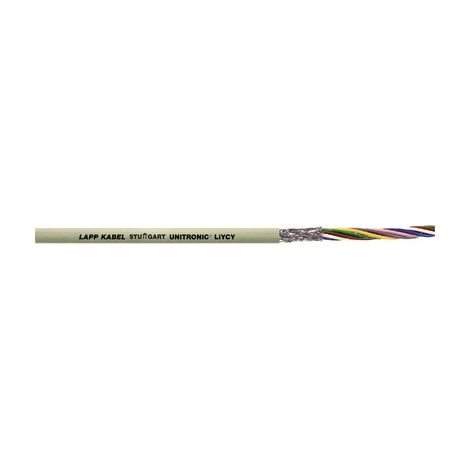 10 Meter Lapp 0034702 LiYCY geschirmte Steuerleitung 2x0,75 mm² I PVC Datenleitung grau I LED Verbindungsleitung I Steuerkabel 2 adrig für Schaltschränke (1/2)