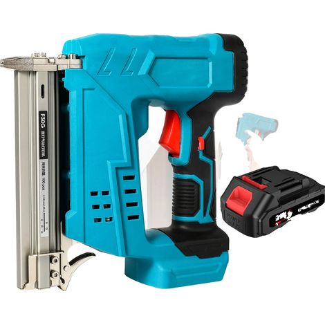 Pistolet à clous, sans fil, conception à haute résistance, 1 ensemble de batteries (1/2)