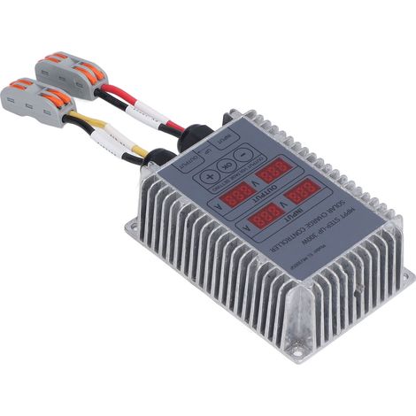 MPPT-Boost-Solarladeregler, einstellbare Spannung, wasserdicht, mit Display, 24–85 V, 300 W (1/5)