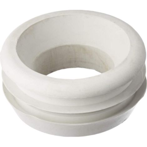 GUARNIZIONE A MORSETTO IN GOMMA PER CURVA SCARICO Ø32MM - COLORE BIANCO