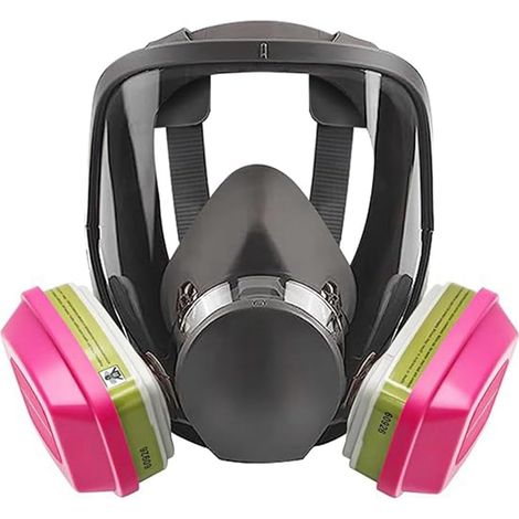 Masque Respiratoire, Masque Respiratoire RéUtilisable 6800 avec Filtres, AntibuéE, Respirateur Contre les Vapeurs Organiques (1/5)