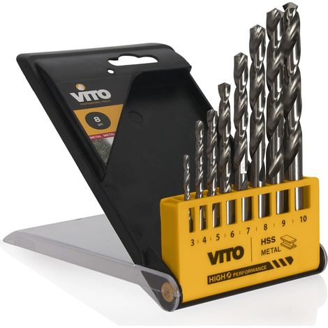 Coffret de 8 Forets Acier Diamètre 3 VITO