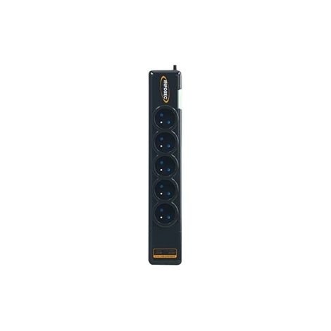 Infosec - Multiprises parafoudres + 2 chargeurs USB Infosec S5 NEO (1/10)
