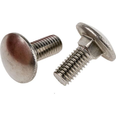 Boulon Acier Inoxydable, Brut, M8 x 20mm ( Prix pour Sachet de 50 ) - Boulon Acier Inoxydable, Brut, M8 x 20mm ( Prix pour Sachet de 50 )