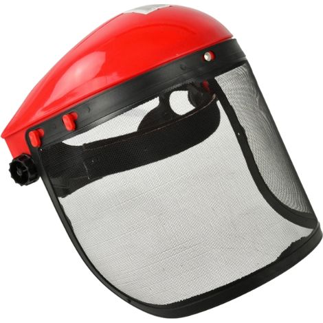 VISIERA A RETE REGOLABILE MASCHERA PROTETTIVA PER DECESPUGLIATORE (1/5)
