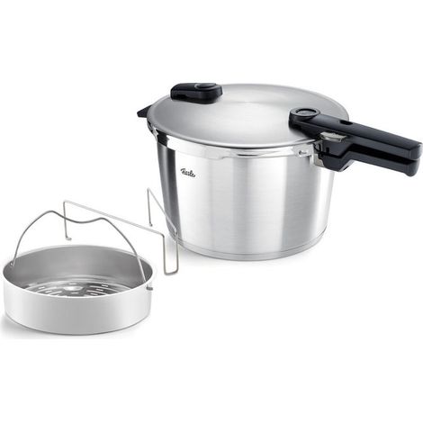 Fissler Vitaquick Pentola a Pressione 8 L Diametro 26 cm Acciaio Inox Induzione