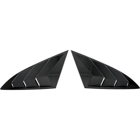 Pour aileron arrière Changan, garniture triangulaire de vitre latérale - ABS noir (1/4)