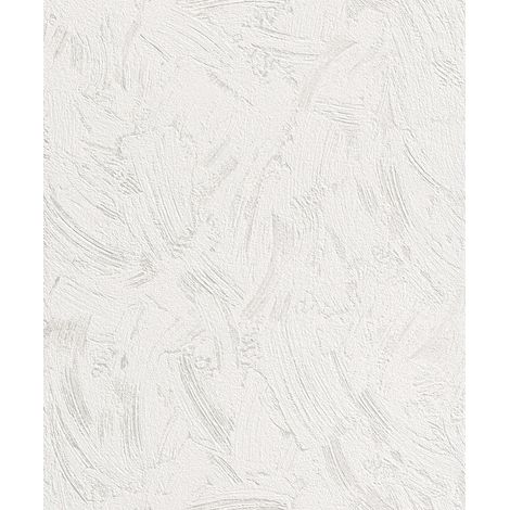 Rasch Vliestapete 483482 Basic putzstruktur weiß 10,05 x 0,53 m Tapeten
