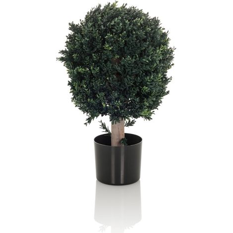 Kunstpflanze / Kunstbaum BUXUS 65 cm grün hjh OFFICE (1/5)