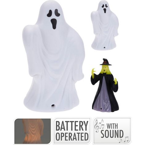 Lanterne Halloween 14 Cm Avec Modèles Assortis Led Et Son. (1/3)