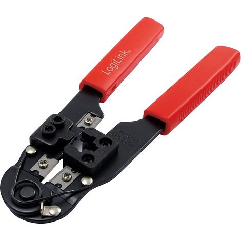 Logilink Pinza crimpatrice per RJ45 con taglierina metallica (1/5)