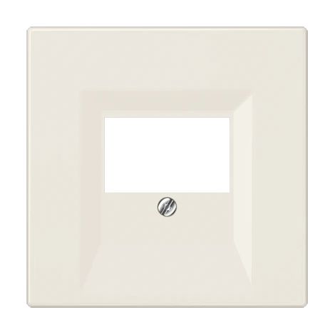 Jung Couvercle pour prises de raccordement TAE, simple, thermoplastique, série LS, blanc LS 969 T
