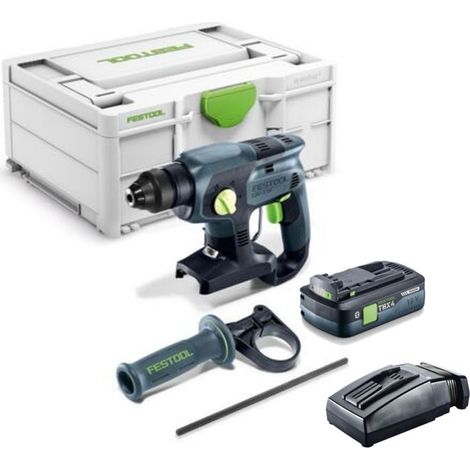 FESTOOL Akku-Kombihammer KHC-S 18-Basic + Akkupack BP 18 TBX 4 C-ASI + TCL 6 - 578747B (1/4)