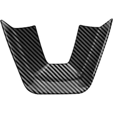 Garniture de volant en ABS et fibre de carbone, moulures intérieures pour conduite à droite (RHD) (1/5)