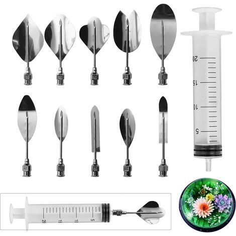 Set 10 Outils Gelée 3D Woohome, Décoration Gâteau, Pudding, Aiguilles, DIY, Pâtisserie, Facile, Créatif (1/5)