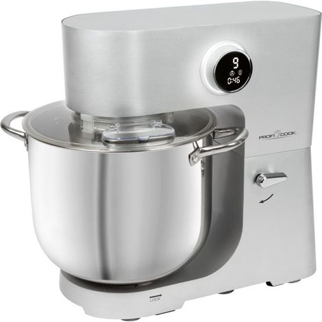 Robot pétrin professionnel 12L 2500W – Moteur à longue durée de vie – 13 niveaux de vitesse – Crochet double pour pâtes lourdes – PCKM1254 – Profi Cook