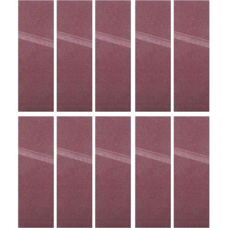 Lot 10 ceintures ponçage 533x75mm – 40 – oxyde aluminium – 21x3 pouces – ponceuse bande – toile émeri