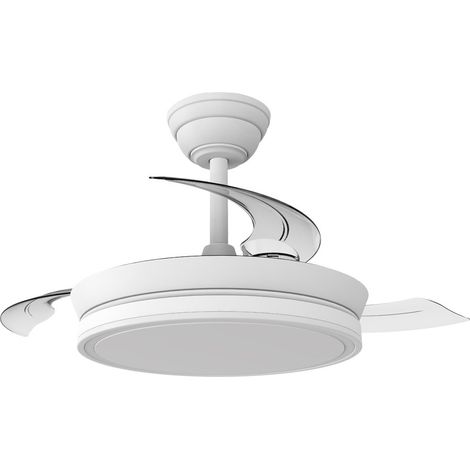 Ventilador LED aspas retráctiles Night Eco S Blanco 39W (1/3)