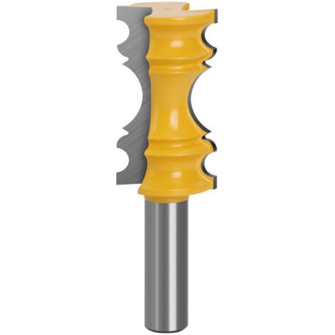 Fraise à défoncer avec tige de 1/2" pour moulures architecturales et travaux manuels (1/5)