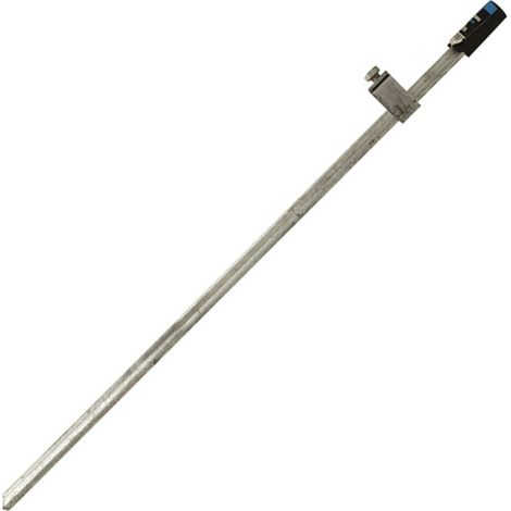 Piquet de terre 1m Ø16 mm – Acier galvanisé – Pointe biseautée pour pénétration optimale – Connecteur à cage (1/3)
