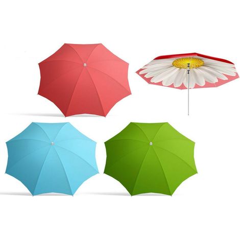 bigbuy-garden Sonnenschirm Liso multicolor Ø 220 cm